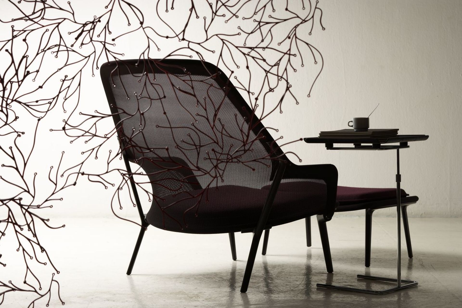 Slow chair on sale & ottoman